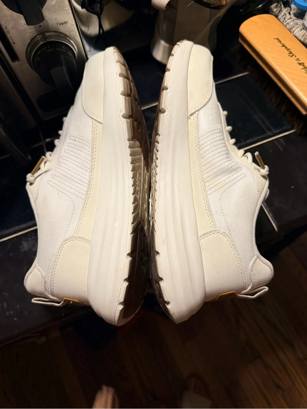 Hey Dude Sirocco Alta W Neutrals White Platform Sneakers Women’s Size 9